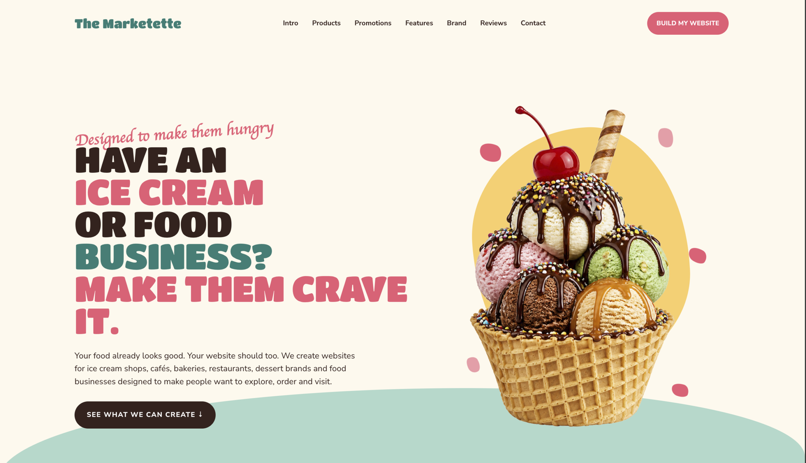 Service Website screenshot