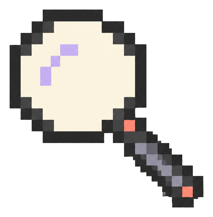 Pixel magnifying glass