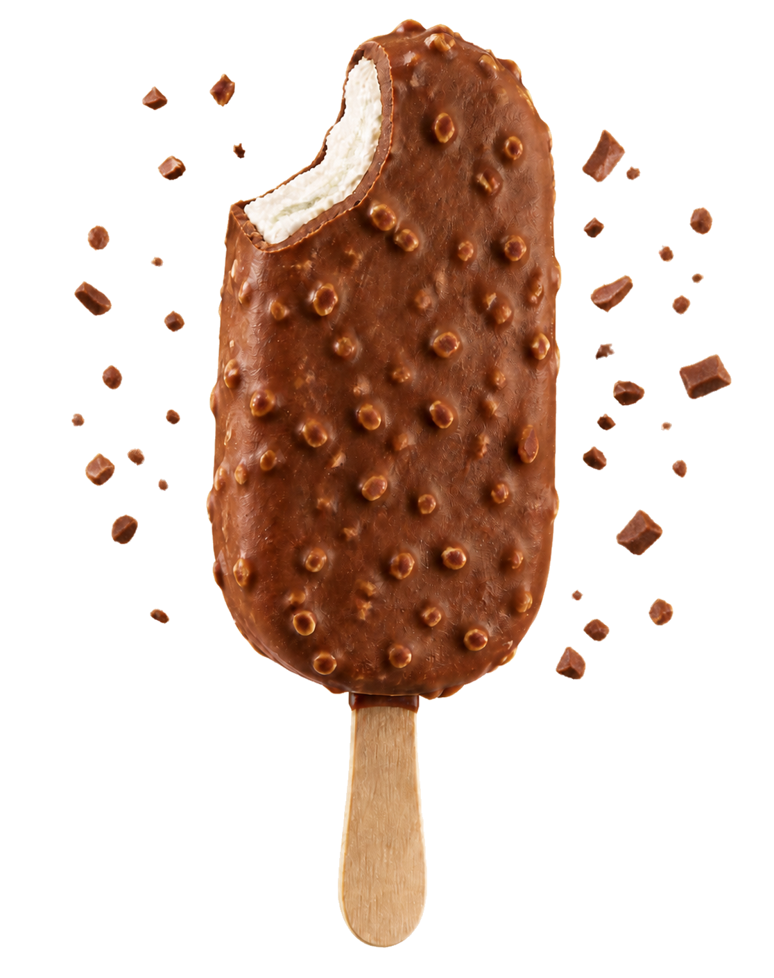Chocolate hazelnut ice cream bar promotion